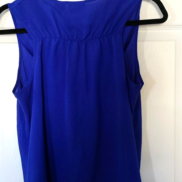 KERSH sz m royal blue top with small breast pocket - Picture 4 of 4